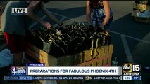 Crews preparing for big 4th of July show in Phoenix