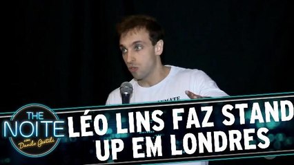 Léo Lins faz stand up em Londres