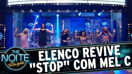 Elenco canta e dança `Stop` com Mel C