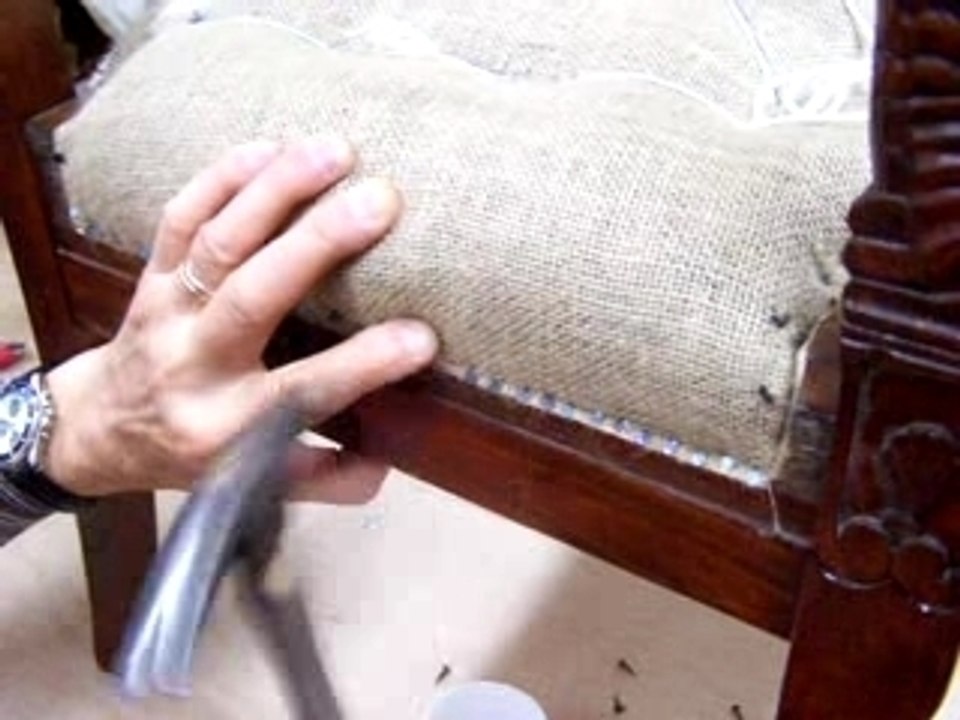 rabatage d'un fauteuil