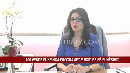 600 VENDE PUNE NGA PROGRAMET E NXITJES SË PUNËSIMIT