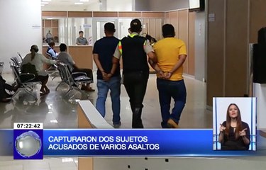 Video herunterladen: Capturados dos sujetos acusados de varios asaltos