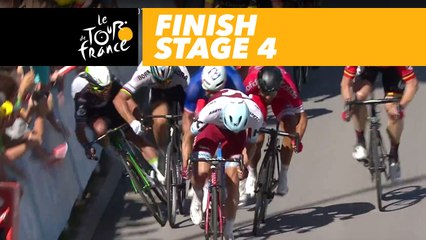 Arrivée / Finish  - Étape 4 / Stage 4 - Tour de France 2017