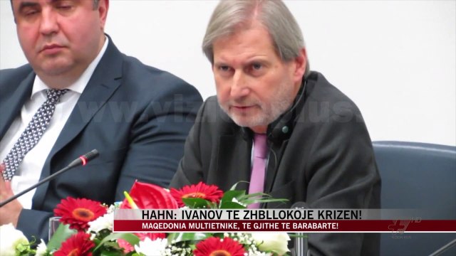 Hahn kërkon respektimin e të drejtave të shqiptarëve - News, Lajme - Vizion Plus
