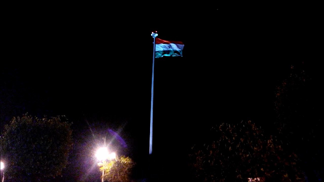 Indian Flag Waving at C.P. New Delhi