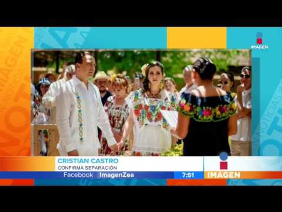 Cristian Castro se separó de su esposa en Luna de Miel | Imagen Noticias con Francisco Zea