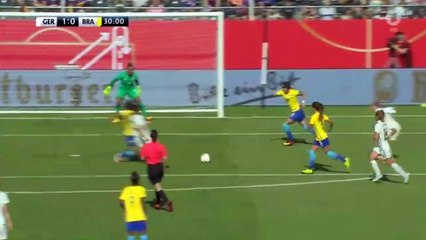 1-0 Linda Dallmann Goal HD - Germany Wom. vs Brazil Wom. 04.07.2017