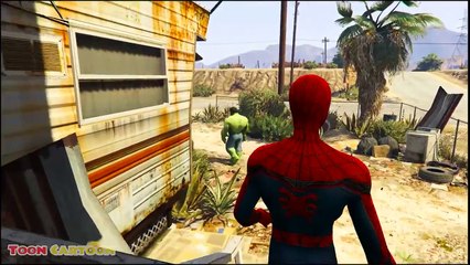 Animation full movies_ Spiderman and Hulk Parkour! Funny Cartoon for Kids and Children, Cartoons FullHd Tv 2017