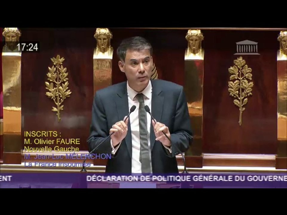 Réponse d'Olivier Faure au discours de politique générale d'Edouard Philippe
