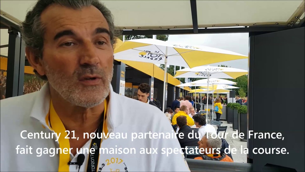 Laurent Vimont, président de Century 21, partenaire du Tour de France