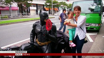 Le Japon a son Batman en vrai ! "Je veux faire rire les gens"... BAH NON LOL