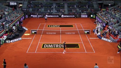 Grigor Dimitrov vs. Feliciano Lopez - Tie Break Tens Madrid (F) 04.05.2017.