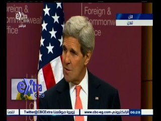 #غرفة_الأخبار | ‎‎مؤتمر صحفي لوزيري خارجية الولايات المتحدة وبريطانيا ورئيس الوزراء العراقي