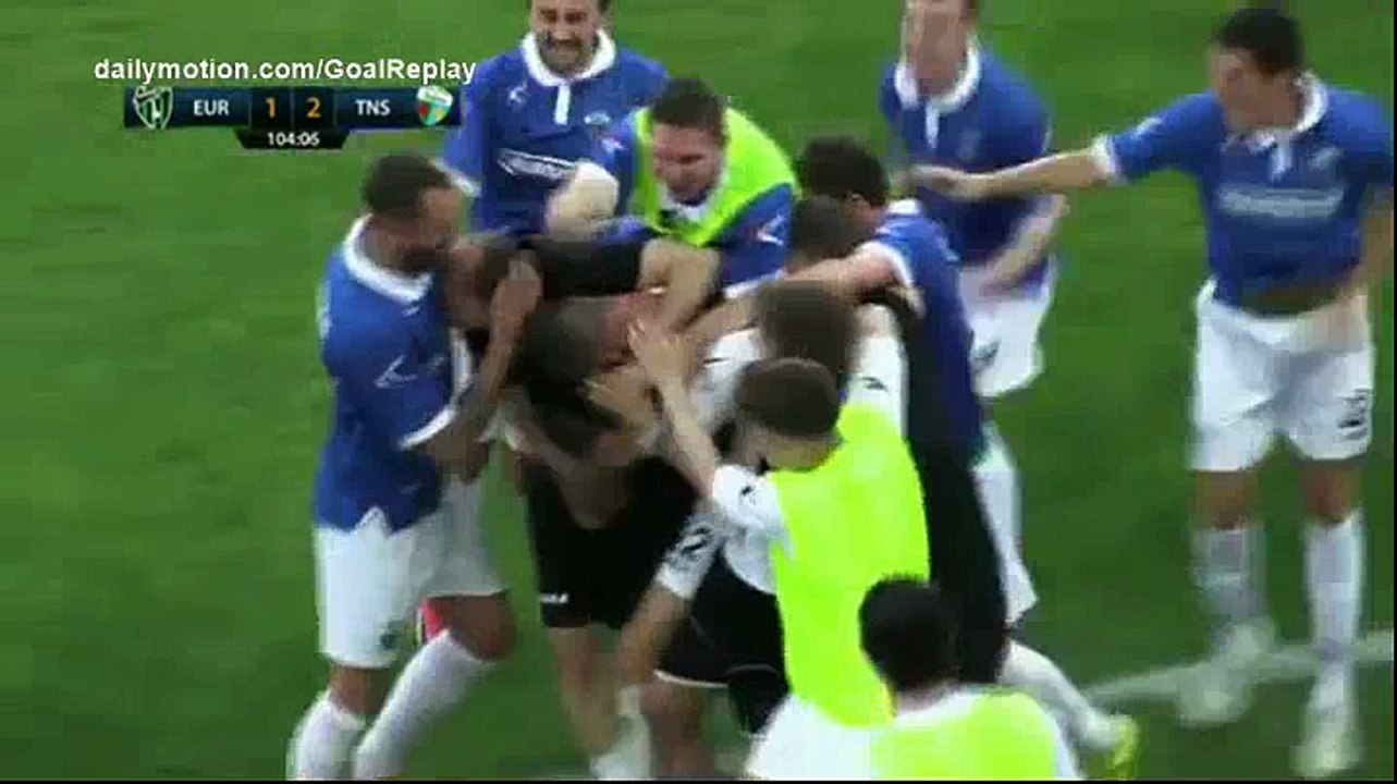 Scott Quigley second Goal SD - Europa FC 1 - 3 The New Saints - 04.07.2017 (Full Replay)