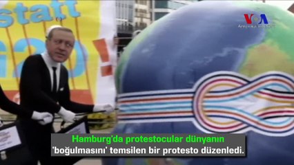 Hamburg’da G-20 Liderlerine Protesto