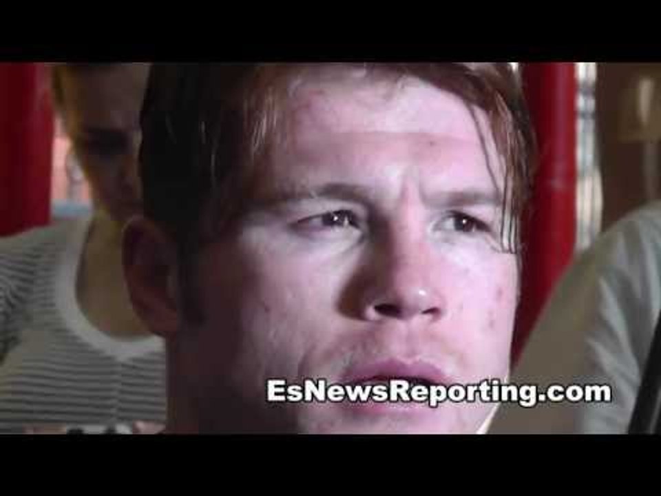 Canelo Alvarez on Floyd Mayweather