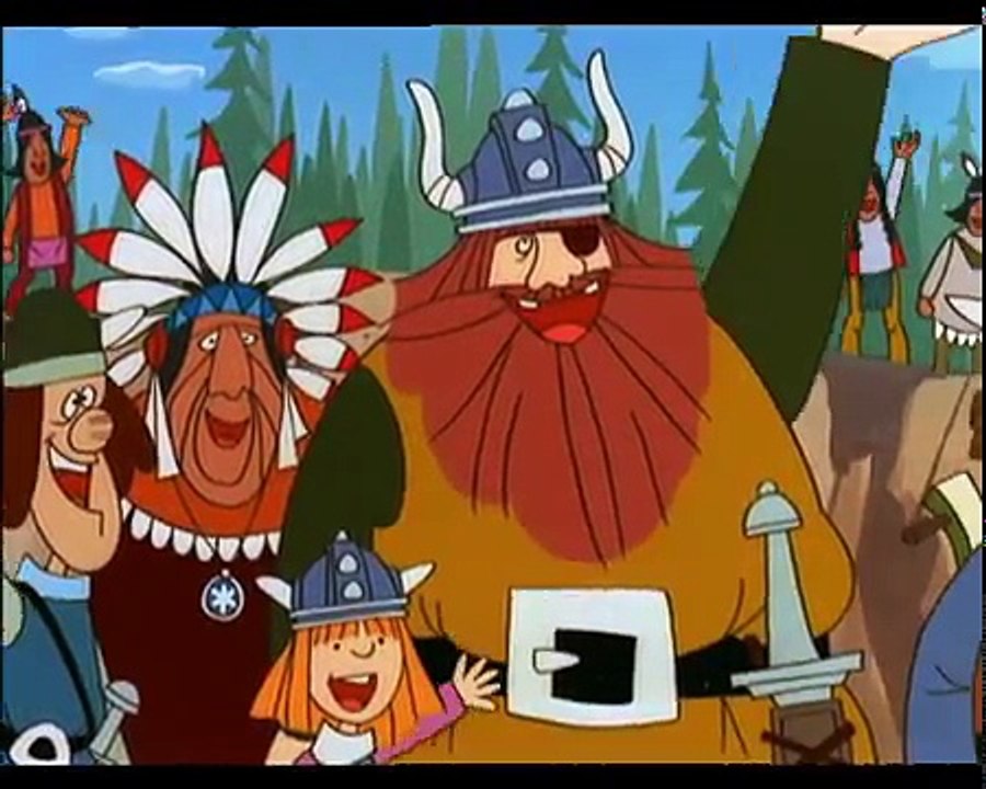 Vic le viking (1974) . Le retour de Flake . épisode 41 .