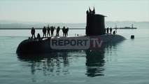 Report TV - Nëndetësja e ushtrisë turke zbarkon në portin e Durrësit