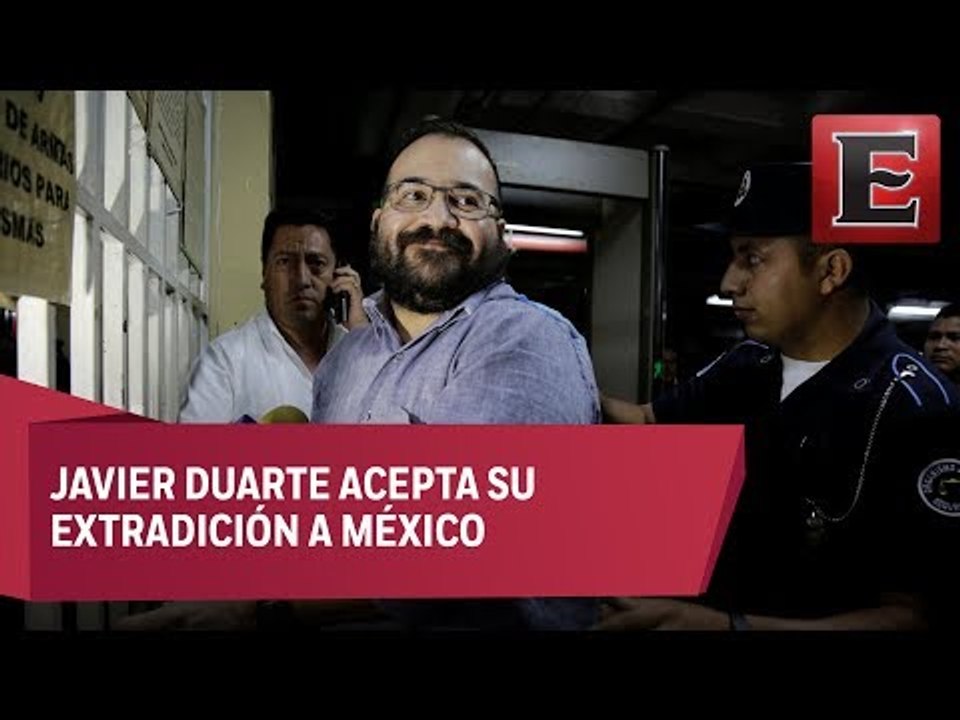 Javier Duarte llega a su tercera audiencia "sin comentarios"