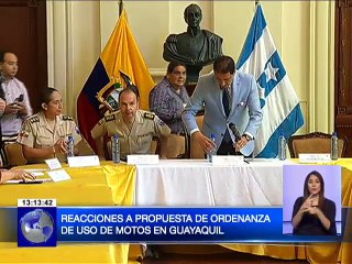 Reacciones a propuesta de ordenanza de uso de motos en Guayaquil