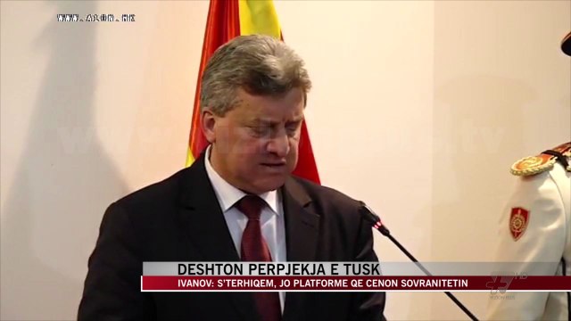 Tusk: BE e mbështet Maqedoninë vetëm kur të zgjidhë krizën - News, Lajme - Vizion Plus