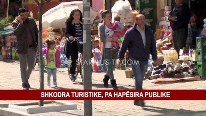 SHKODRA TURISTIKE, PA HAPËSIRA PUBLIKE