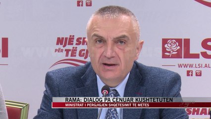 Tải video: Rama nuk tërhiqet: Dialog pa cënuar Kushtetutën - News, Lajme - Vizion Plus