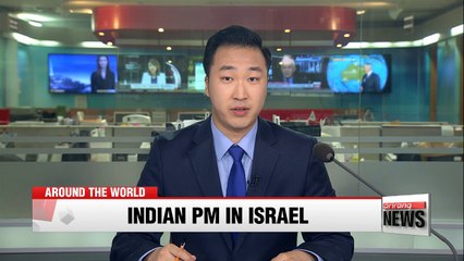 Indian PM Modi kicks off historic visit to Israel