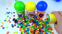Et des balles ours enfants les couleurs tasses Anglais pour Apprendre empilage jouets masha