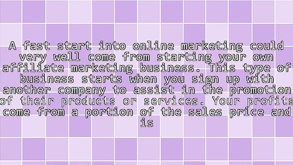 Get A Fast Start With Affiliate Marketing