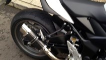 Suzuki GSR 750 Delkevic 200mm stubby exhaust