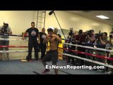 Abner mares ripped shadowboxing
