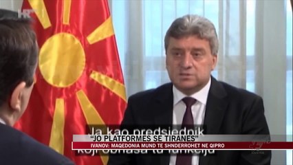 Ivanov: Jo platformës së Tiranës - News, Lajme - Vizion Plus