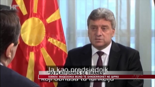 Ivanov: Jo platformës së Tiranës - News, Lajme - Vizion Plus