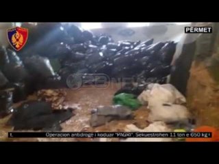 Ora News - Përmet, zbulohet magazina e mbushur me gati 12 ton kanabis