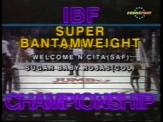 Welcome Ncita vs Sugar Baby Rojas (28-09-1991) Full Fight