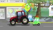 Kids Car - Yellow Bulldozer digging and Excavator | Construction Trucks Cartoons for children