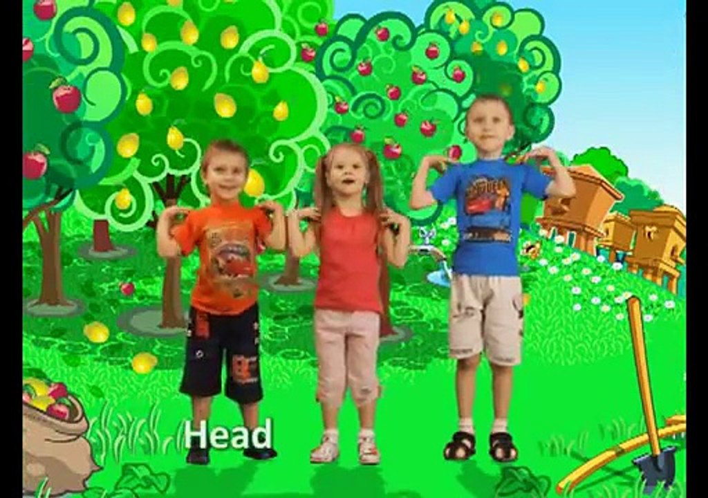 Head Shoulders Knees and Toes Song Nursery Rhymes Baby songs English songs Educational games