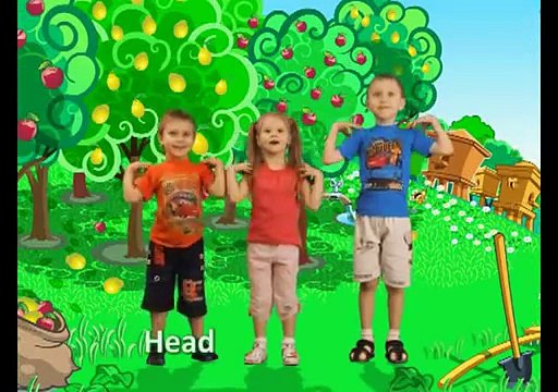 Head Shoulders Knees and Toes Song Nursery Rhymes Baby songs English songs Educational games