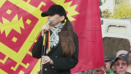 Protesta kundër kërkesave të partive shqiptare