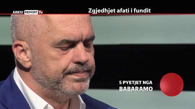 Report Tv, 5 Pyetjet nga Babaramo i ftuar Edi Rama - Pjesa e Dyte