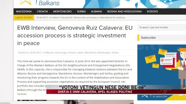 “Votoni vetingun, nëse doni BE-në” - News, Lajme - Vizion Plus