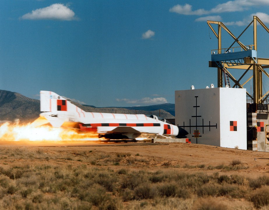 F-4 Phantom Jet Crash Test - Nuclear Facility Crash Assessment