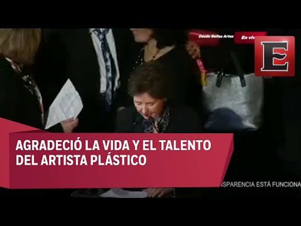Cristina García en homenaje a José Luis Cuevas