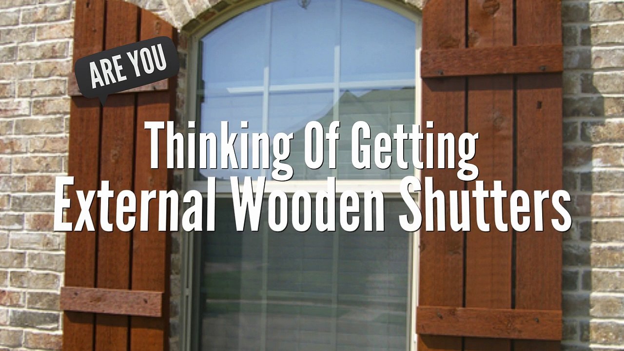 Renovate Your Home With External Shutters And Blinds