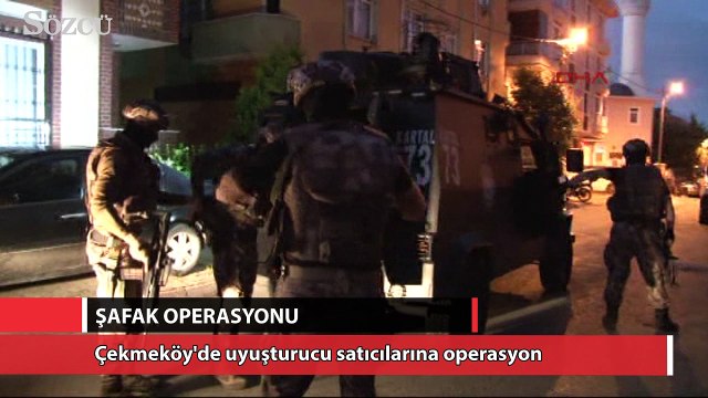 İstanbul'da şafak operasyonu