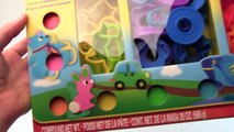 Et enfants les couleurs pour Apprendre jouer forme timbre le le le le la boîte à outils jouet avec Playdoh surprise