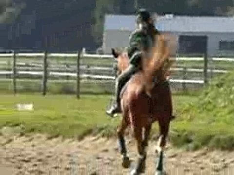 Sabine et moi à cheval