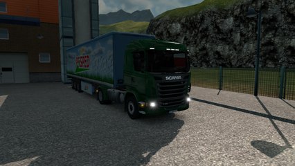 Euro Truck Simulator 2- Mod mapa Peru: Viajando pelas estradas mortais a noite. Destino: Toco Toco a Ananea #1