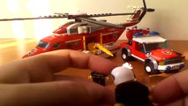 Ciudad fuego helicóptero Lego City helicóptero de fuego juego de lego